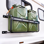 Oxid7 2x Kraftstoffkanister 20 Liter aus Metall olivgrün | Benzin, Diesel & Bio-Ethanol geeignet | 20L Benzin-Kanister mit UN-Zulassung & Bauart geprüft