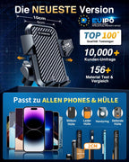 VANMASS Handyhalterung Auto 2026 neuste Version Handy Halterung Auto 4 in 1 Lüftung & Saugnapf Handyhalter 100% Kratzschutz Smartphone Halterungen Innentürgriffe für iPhone 17 Samsung S24 Huawei