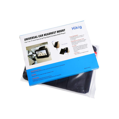Auto Kopfstütze Halterung für 7-11 Zoll Drehgelenk & Flip Tragbarer DVD Player/Fit für alle Swivel und Flip-Typ tragbare DVD-Player unter 12 Zoll - Schwarz