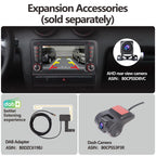 LXKLSZ Autoradio kompatibel mit drahtlos Carplay/Android Auto für Audi A3 S3 RS3 2003-2012 mit IPS Touchscreen/Bluetooth/Mirror Link/FM/AM/USB/RDS