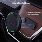 SUPMEGA Magnetische Autohalterung für OOONO CO-Driver NO2, Robuste Metall-Autohalterung mit Eingebauten Magneten, kompatibel mit OOONO NO2 Blitzerwarner