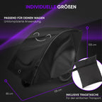 Isibell Abdeckung für Fahrradanhänger - Abschließbar - Universell - Reflektierend - 2 Sitzer - fahrradanhänger abdeckung zubehör