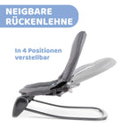 Chicco Hoopla Babywippe, bequeme und animierende Wippe, mit Spielbar und Textilanhängern, 4-fach verstellbar, modular und kompakt, von 0 Monaten bis 18 kg