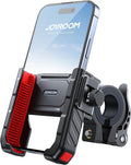 JOYROOM Handyhalterung Fahrrad【Anti Shake Stoßdämpfender】 Motorrad Handyhalterung 【1S Schnellspanner】 Universal Handyhalter für Fahrrad Lenker und Auch für iPhone 17/16/15/14, Samsung S24 (4.7"-7")