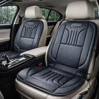 BURI Premium Autositzauflage Winter 2 Stufen | Bequemer Sitzschutz mit Rückenlehne | rutschfest, ergonomisch & langlebig | Weiche Polsterung für warmes Sitzgefühl für 95% Aller Fahrzeuge (1 Stück)
