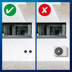 TROTEC PAC-W 2650 SH Wandklimaanlage ohne Außengerät mit Wärmepumpe – 4-in-1 Klimagerät zum Kühlen, Heizen, Entfeuchten & Lüften, 2,6 kW Kühlleistung, Inverter, WLAN, R290, bis 34 m²