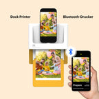 KODAK Dock Plus 4PASS Mobiler Fotodrucker (10x15cm) + 10 Blatts