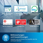 Philips Haushaltsgeräte 800i-Serie Kompakt-Luftreiniger, 49m2, HEPA- & Aktivkohlefilter, Entfernt Bis Zu 99,5% Der Viren & Aerosole Aus Der Luft (1), Schwarz (AC0850/11)