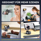 MSXTTLY Vakuum Magnetischer Handyhalterung Auto für Magsafe Autohalterung, 2026 Upgraded Vmag-S1 Handyhalterung Auto Magnet für Alle Handys, 360° Drehbar, Schwarz