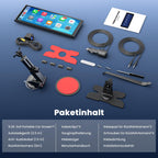 Krunia 9,26" Drahtloses Tragbares CarPlay Display für Apple CarPlay & Android Auto, OTA-Updates, Rückfahrkamera, Mirror Link, Bluetooth 5.0, Sprachsteuerung, GPS-Navigation, FM