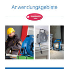 as - Schwabe automatische Druckluftschlauchtrommel 12 bar – 10 m PVC-Schlauch, 1 m Anschlussschlauch - Aufroller mit Schlauchstopp und Verschlusskupplung - Blau, 12612