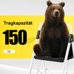 KINGRACK Trittleiter 3 Stufen klappbar 360KG belastbarer mit Sicherheitsverriegelung, rutschfestem Breitpedal und Armlehne Leichte Haushaltsleiter für Haus, Küche, Schrank und Bürogebrauch, weiß