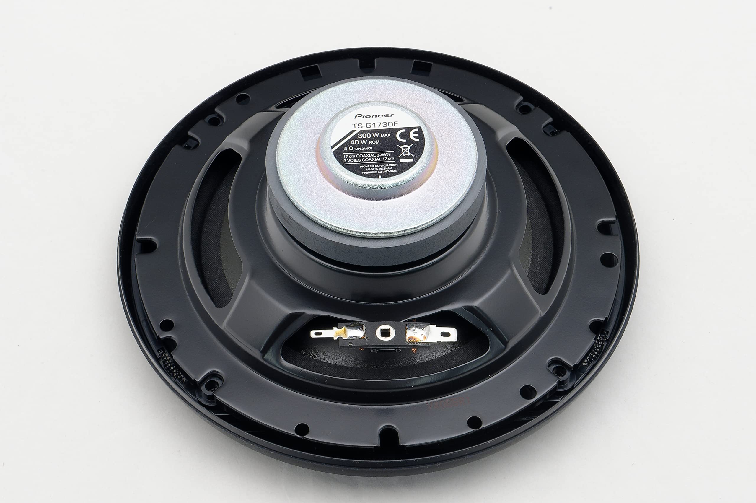 Pioneer TS-G1730F 3-Weg-Koaxiallautsprecher für Autos (300 W), 17 cm, kraftvoller Klang, IMPP-Membr Schwarz