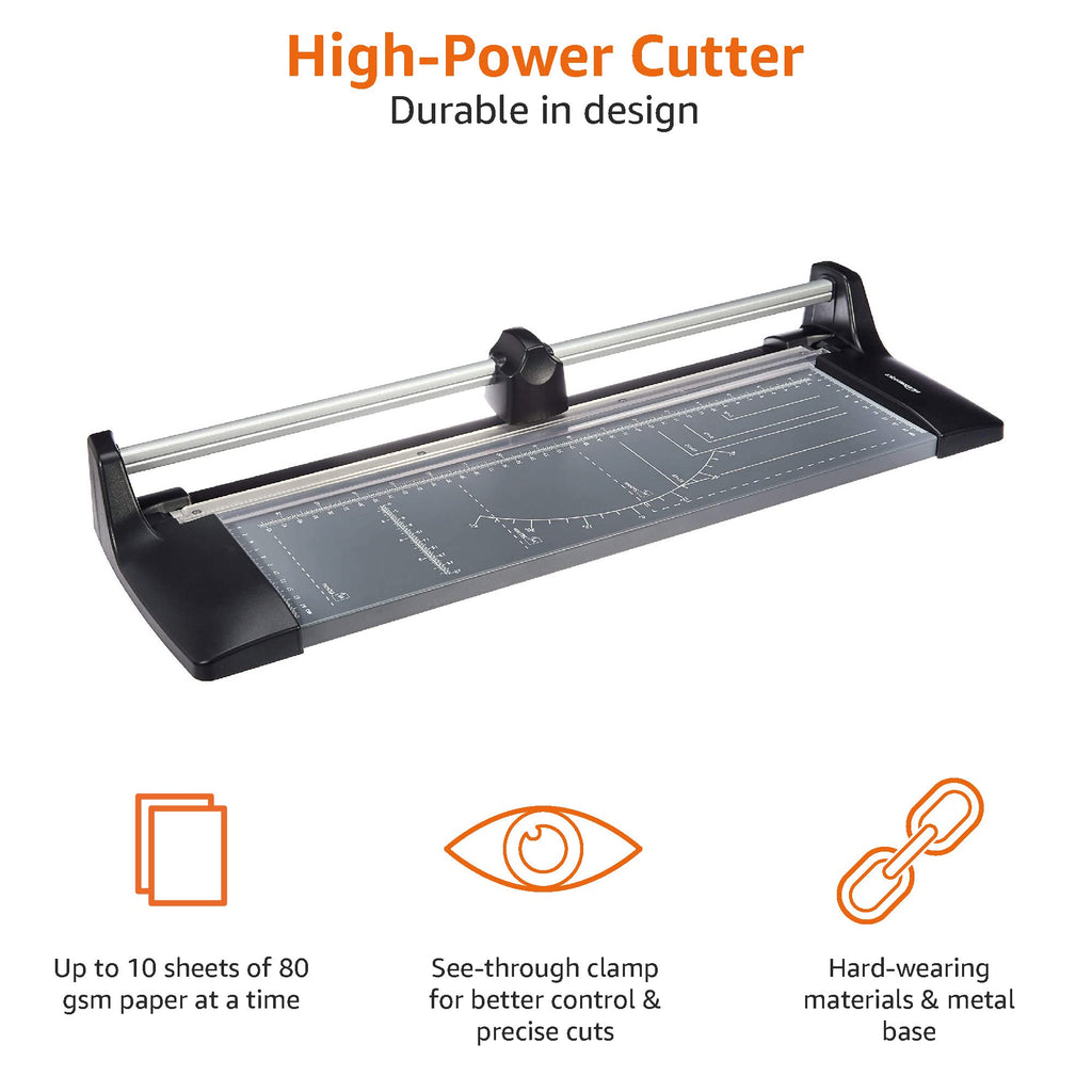 Amazon Basics Papier Rollenschneider, A3-Format