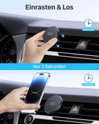 YOSH für MagSafe Autohalterung, Handyhalterung Auto mit N52 Magnet, Ultra-Stabiler Lüftung KFZ Handyhalterung, Magnetische Handyhalter fürs Auto, für iPhone 17/16/15/14/13/12 Serie, ohne Metallplatte