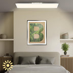BRILONER - LED Deckenleuchte Effizienzklasse A, ca. 50.000h Licht, 12,6W, 2860lm, Fernbedienung, dimmbar, warmweiß bis kaltweiß, LED Lampe, LED Panel, Wohnzimmerlampe, Deckenlampe, 100x25x6 cm, Weiß