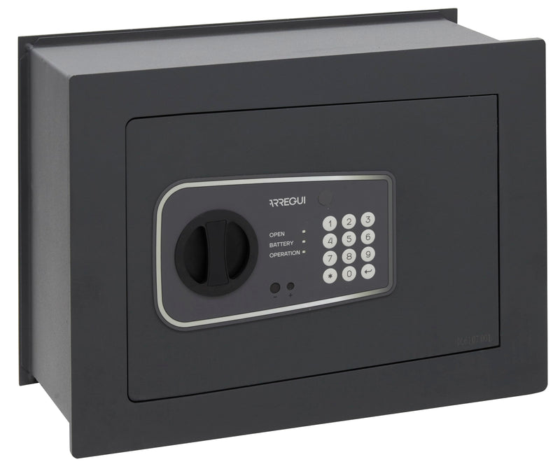 ARREGUI Logica 611155 Wandtresor mit Zahlenschloss | Tresor Wandmontage mit Elektronikschloss | Doppelbolzen Verriegelung | Einfache Montage | Versteckter Tresor | 20 L | 34 x 46 x 20 cm