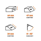 Evolution Handkreissäge R185CCS Kreissäge Tauchsäge 1600W Inkl. Ø 185 mm HM-Sägeblatt Mehrzweck Multi-Material-Schneiden Holz, Aluminium, Stahl, Kunststoff | Scie Circulaire mit Führungsschiene