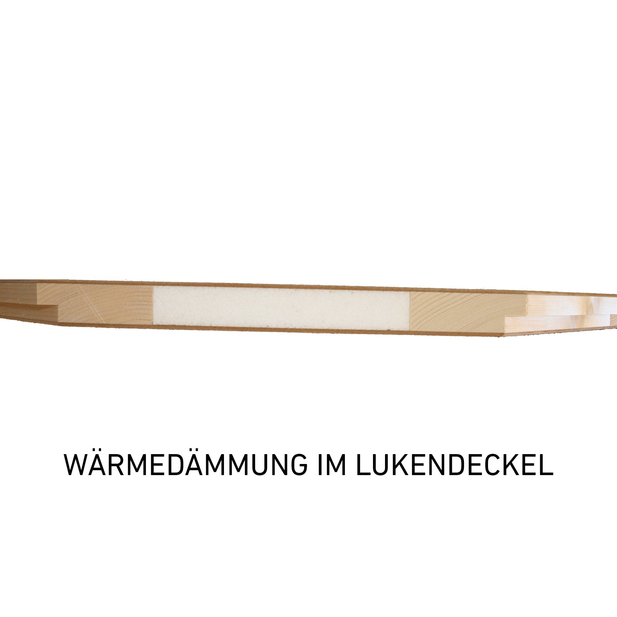 DOLLE Bodentreppe wärmegedämmt U-Wert 1,16 120 x 60 cm Lichte Raumhöhe bis 285 cm