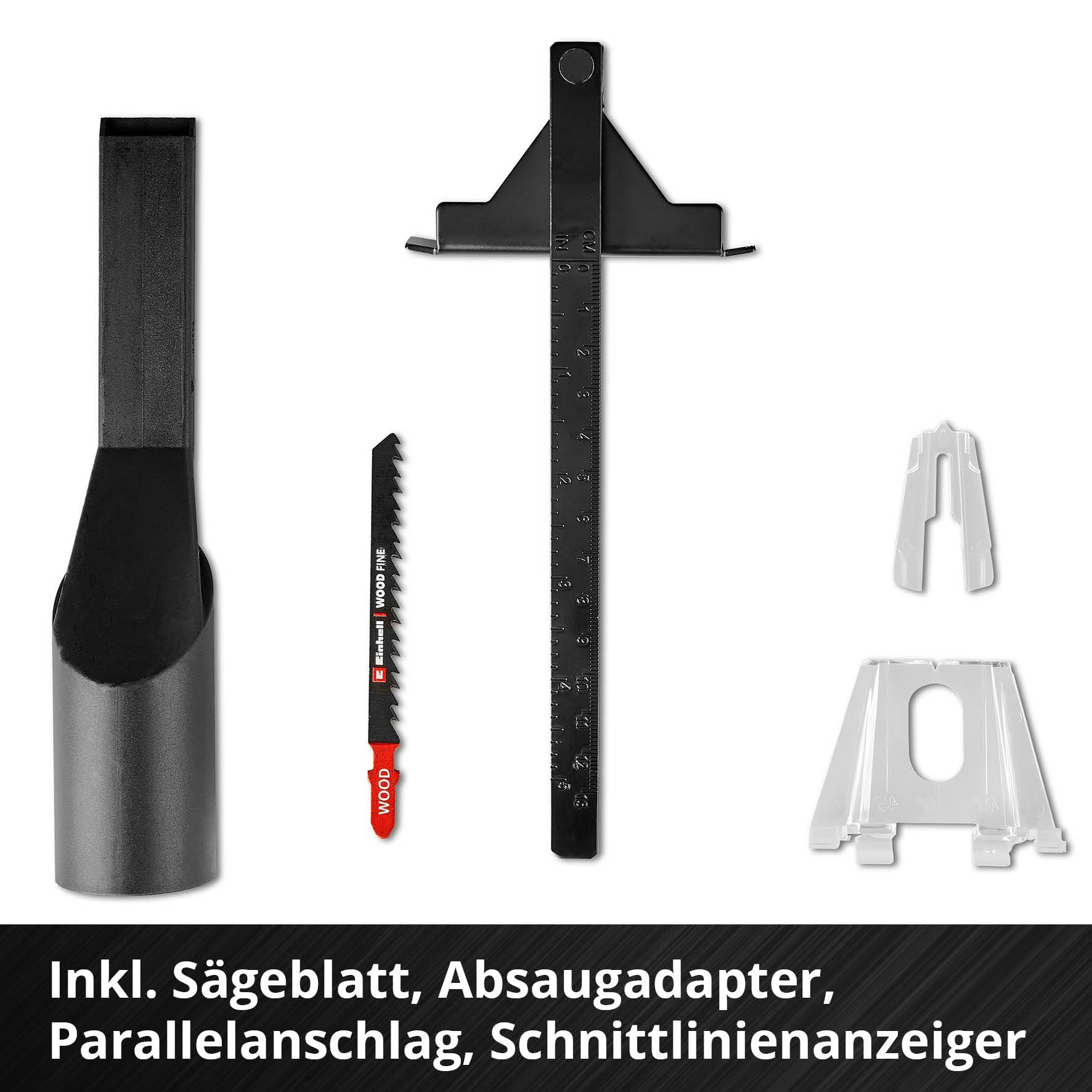 Einhell Akku-Stichsäge TE-JS 18/100 Li-Solo Power X-Change (18 V, 100 mm Schnitttiefe in Holz, 26 mm Hubhöhe, max. 45° Schrägschnitte, inkl. Sägeblatt, ohne Akku)