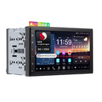 ATOTOZONE X10DG2B7E 7 Zoll Android DAB+ Autoradio Doppel-Din, 8+128G, 4G LTE, KI-Sprachassistent, Kabelloses Carplay & Android Auto, Duales Mikrofon & BT & Kameraeingang, 36B-EQ, HDMI-Eingang