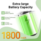 Tera Pet Mikrochip Lesegerät Scanner: Großes TFT-Display Wiederaufladbare 1800mAh Batterie RFID Tragbarer Tierchip ID Scanner Wiederaufladbarer Pet Katze Tag Scanner für ISO 11784/11785 FDX-B EMID H02