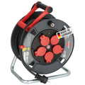 Brennenstuhl Professional Kabeltrommel 300 KU 4100 (40m Kabel in schwarz, aus Spezialkunststoff, Baustelleneinsatz und ständiger Einsatz im Außenbereich, Made in Germany)