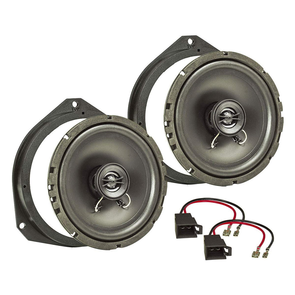 tomzz Audio 4039-006 TA16.5-Pro Lautsprecher Einbauset kompatibel mit Opel Astra H Corsa D Corsa E 165mm Koaxial System