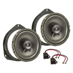 tomzz Audio 4039-006 TA16.5-Pro Lautsprecher Einbauset kompatibel mit Opel Astra H Corsa D Corsa E 165mm Koaxial System