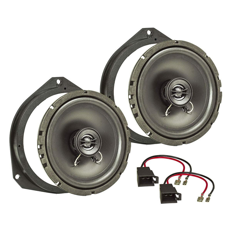 tomzz Audio 4039-006 TA16.5-Pro Lautsprecher Einbauset kompatibel mit Opel Astra H Corsa D Corsa E 165mm Koaxial System