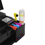Canon Tintenstrahldrucker PIXMA G550 MegaTank Drucker (4.800 x 1.200 dpi, Fotodrucker 10x15 cm, LC Display, WLAN, Canon PRINT App, Mopria, AirPrint, wireless Printing, Auto Power On/Off) schwarz