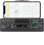 LXKLSZ Autoradio mit Bluetooth Single Din mit APP-Steuerung MP3-Player-Unterstützung Freisprechen/USB/FM/AM/TF/AUX-in/EQ-Set, Autoradio-Empfänger
