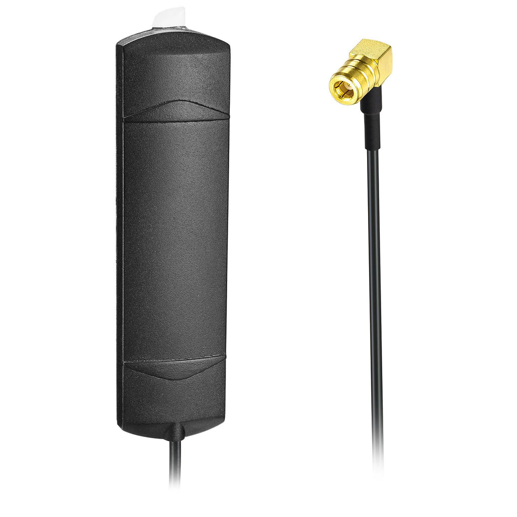 Eightwood DAB DAB+ Antenne Auto FM AM Radio Antenne Windschutzscheiben Antenne Patch Antenna 17dbi + 3M DAB Antenna SMB Anschluss Kabel für Pioneer Alpine Clarion Digital Radio FM Tuner