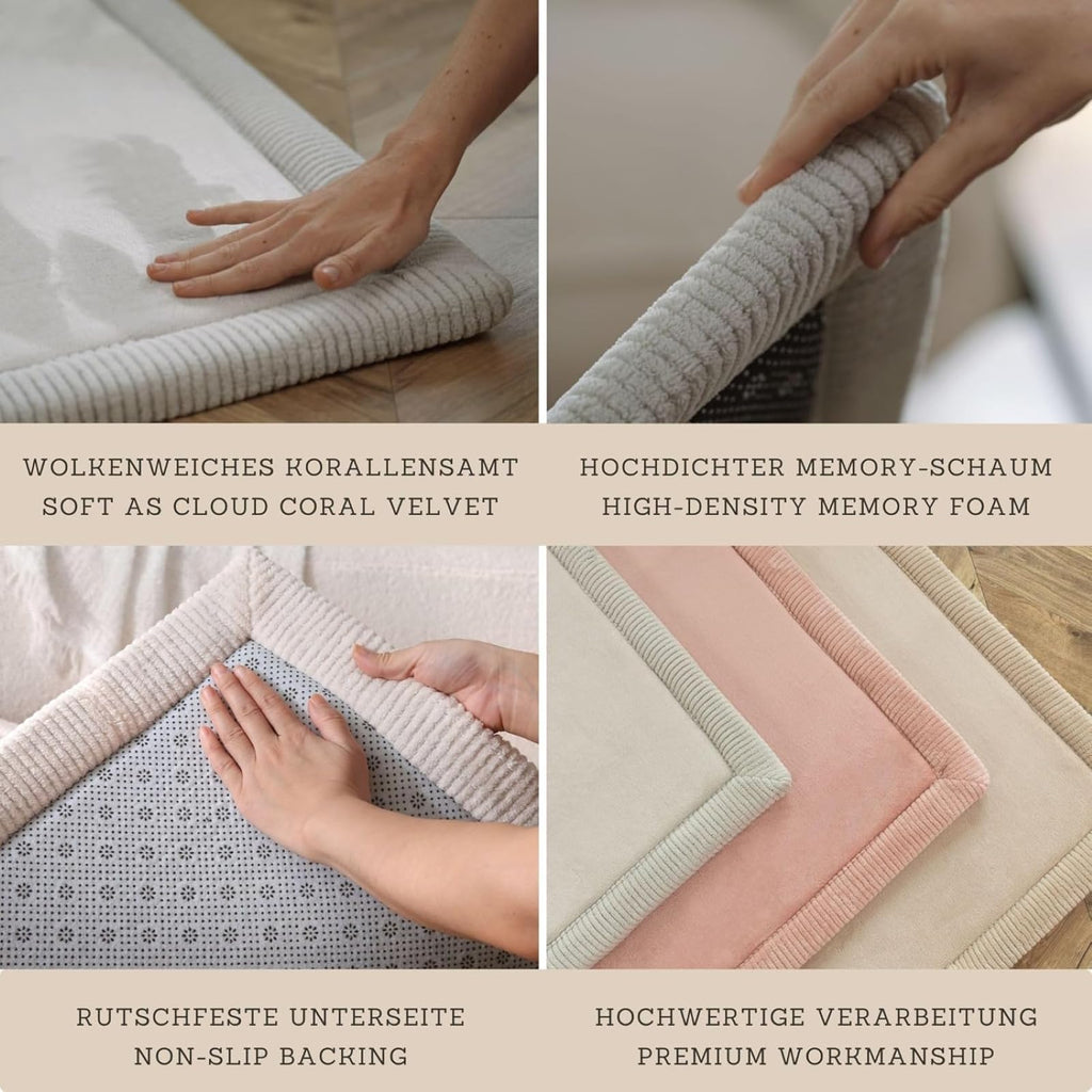 Hakuna Matte Wolkenweiche Spielmatte Baby 170x120x2,5cm – Teppich für Kinderzimmer mit hochwertigem Memory-Schaum – Krabbelmatte Baby mit Rutschfester Unterseite – Krabbeldecke, Tatami Matte