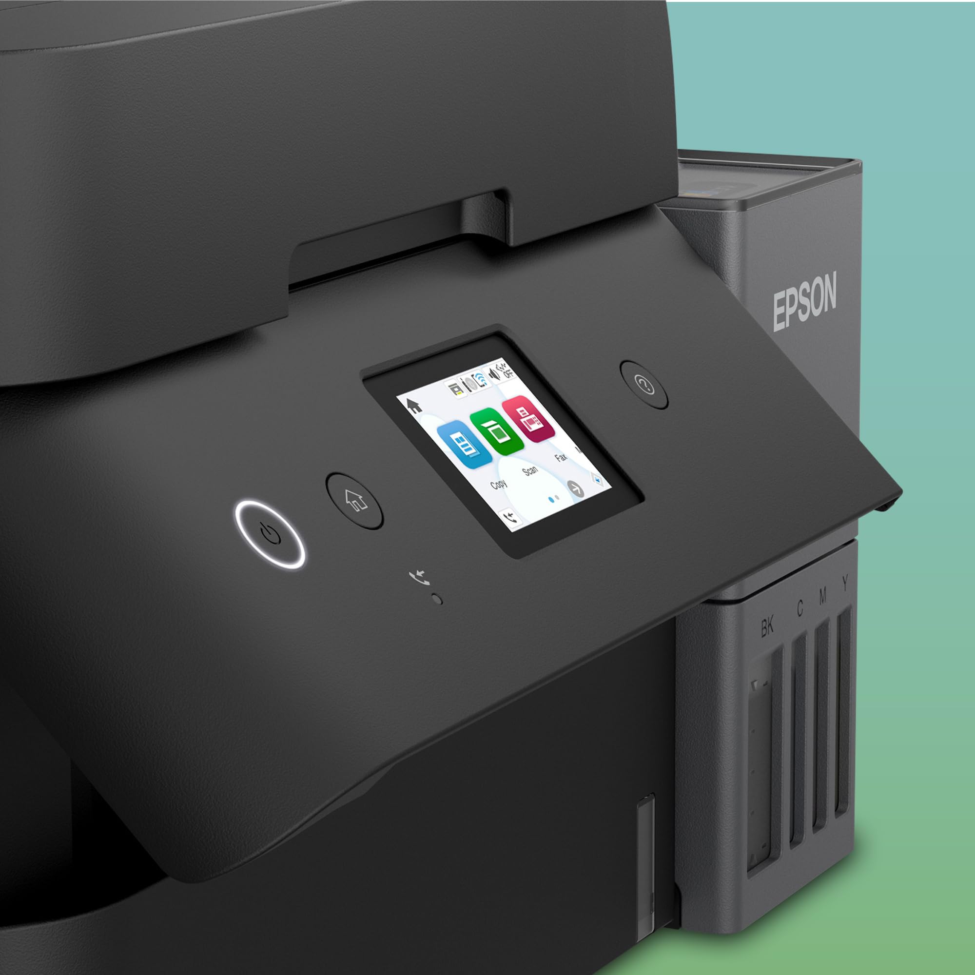 Epson EcoTank ET-4950 A4-Multifunktionsdrucker mit Wi-Fi & AirPrint Tintentank, automatischem Dokumenteneinzug, Duplexdruck, Scannen, Kopieren & Fax, bis zu 3 Jahre Tinte im Lieferumfang enthalten