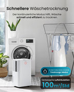 Pro Breeze OmniDry Luftentfeuchter mit App & WLAN, 12L in 24h Entfeuchtungsleistung - Luftentfeuchter elektrisch mit Wäschemodus, Feuchtigkeitssensor, Timer - Gegen Schimmel - Entfeuchter für bis 25m²