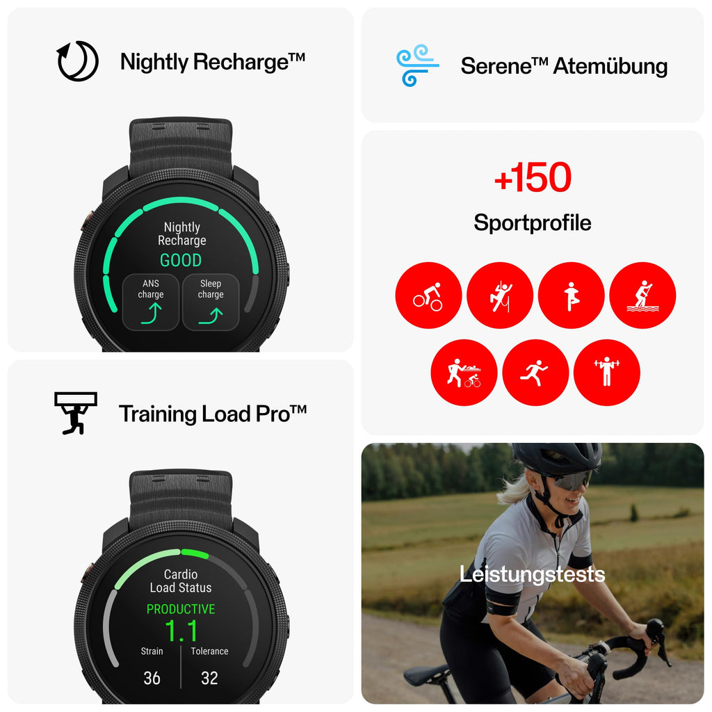 Polar Vantage M3 – Hardloophorloge met AMOLED-scherm, Dual-Frequency GPS, Turn-by-Turn Navigatie, Batterijduur tot 7 dagen