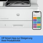 HP LaserJet Pro MFP 4102fdw Multifunktions-Laserdrucker Schwarz-Weiß, WLAN, Fax, Automatischer beidseitiger Druck, Hohe Druckgeschwindigkeit, Wolf Pro Security