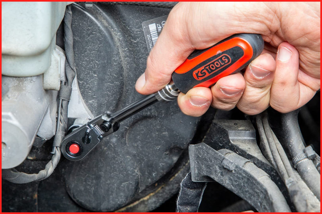 KS Tools 914.1420 Teleskop-Gelenk-Umschaltknarre