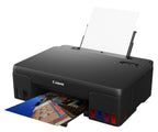 Canon Tintenstrahldrucker PIXMA G550 MegaTank Drucker (4.800 x 1.200 dpi, Fotodrucker 10x15 cm, LC Display, WLAN, Canon PRINT App, Mopria, AirPrint, wireless Printing, Auto Power On/Off) schwarz