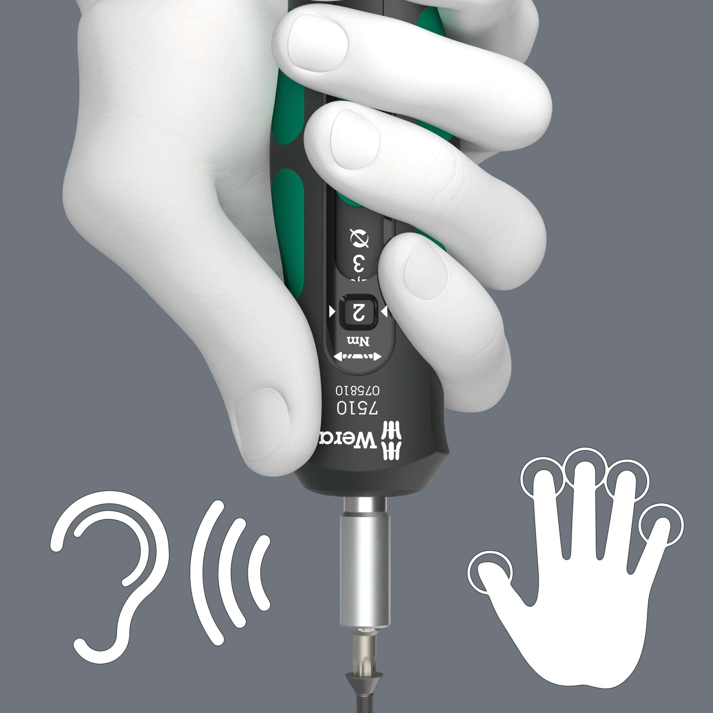 Wera 05075850001 7515/7 Kraftform Safe-Torque Speed Bicycle 1, 7-teilig