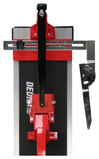 DEDRA Fliesenschneider, manuelle Fliesenschneidmaschine, 1200 mm, 120 cm, mit Kugellager, Führungsschiene mit „X“-Profil, Aluminium-Chassis, mit gummierter Arbeitsplatte (Maximale Schnittlänge 1200mm)