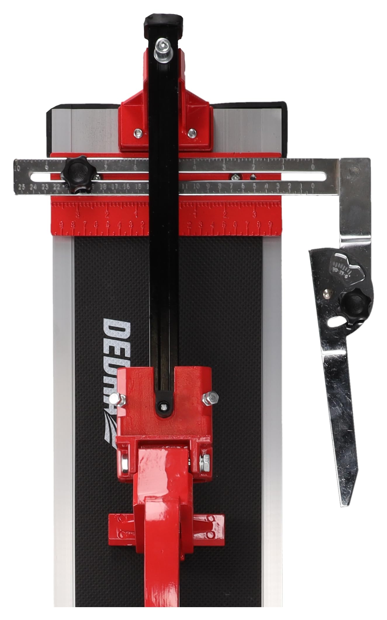 DEDRA Fliesenschneider, manuelle Fliesenschneidmaschine, 1200 mm, 120 cm, mit Kugellager, Führungsschiene mit „X“-Profil, Aluminium-Chassis, mit gummierter Arbeitsplatte (Maximale Schnittlänge 1200mm)