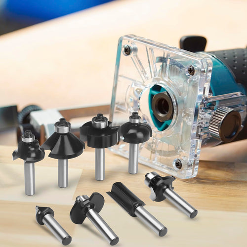 BAIDETS Pro 15tlg. Fräser Set für Holz - Hartmetall Fräsersatz, Zubehör Oberfräsen mit 8mm Schaft, in Robuster Holzbox.