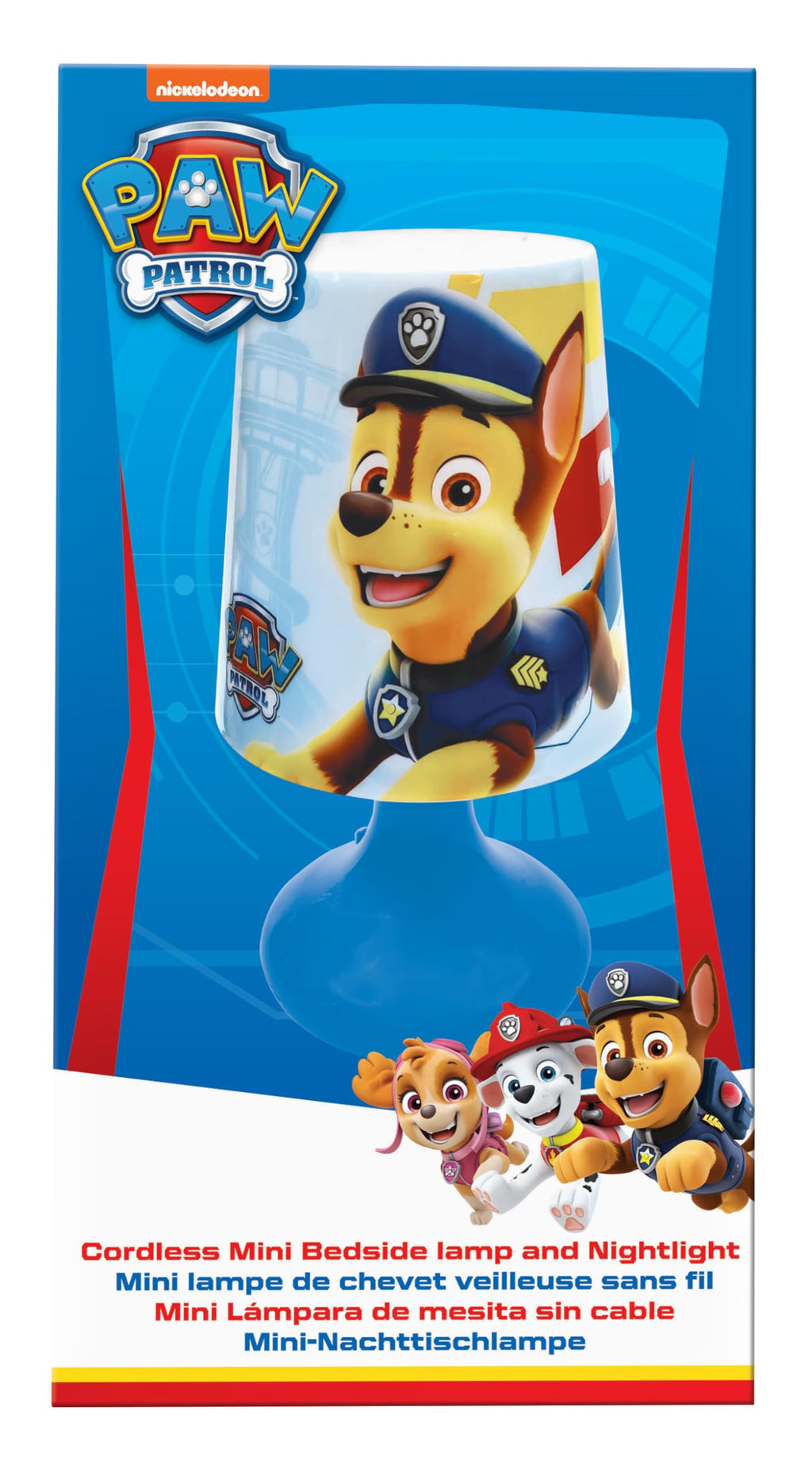 Lexibook - Paw Patrol - Nachttischlampe - Blau - MLT10PA