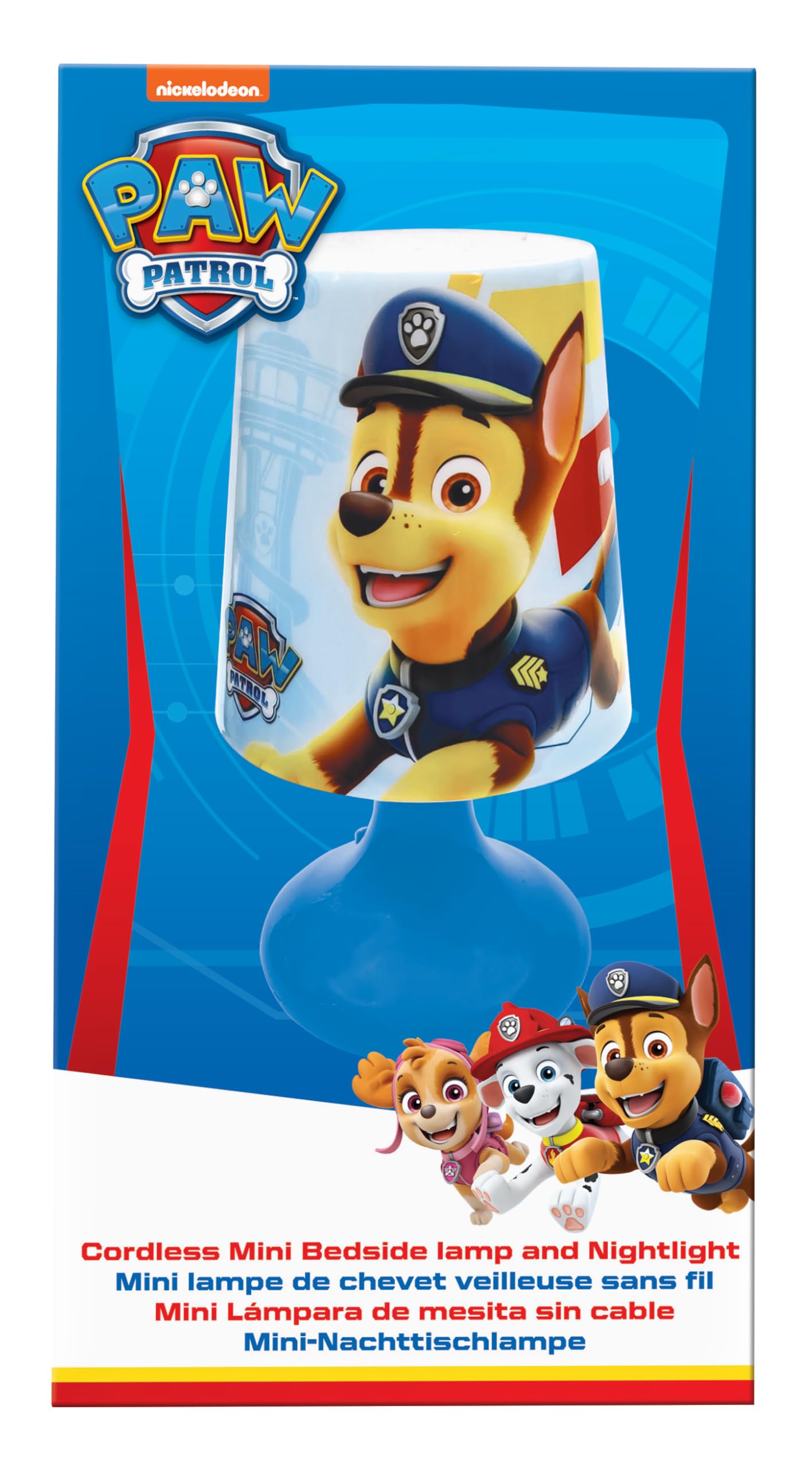 Lexibook - Paw Patrol - Nachttischlampe - Blau - MLT10PA