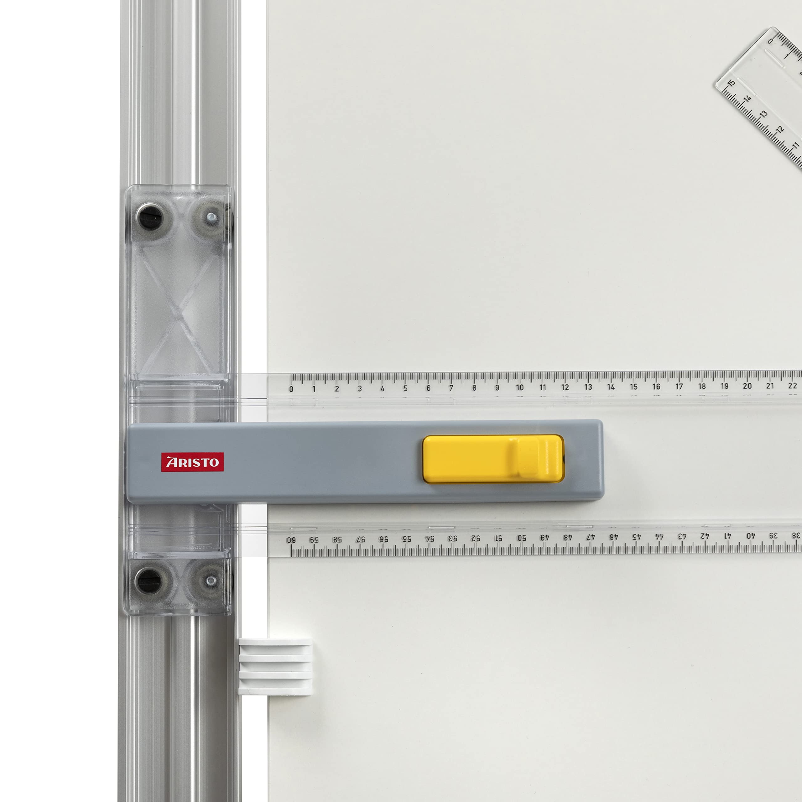 Aristo Zeichenanlage (Format A2, Zeichentisch mit Zeichenmaschine, Plattengröße 60 x 70 cm, verstellbarer Neigungswinkel) grau