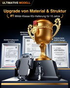 VANMASS 2026 Militärische Handyhalterung Auto Bombenfest Lüftungshaken Handy Halterung Auto Lüftung 100% Sicherer Griff Handyhalter 360°Drehbar Autohalterung Handy Auto für iPhone Samsung Smartphone