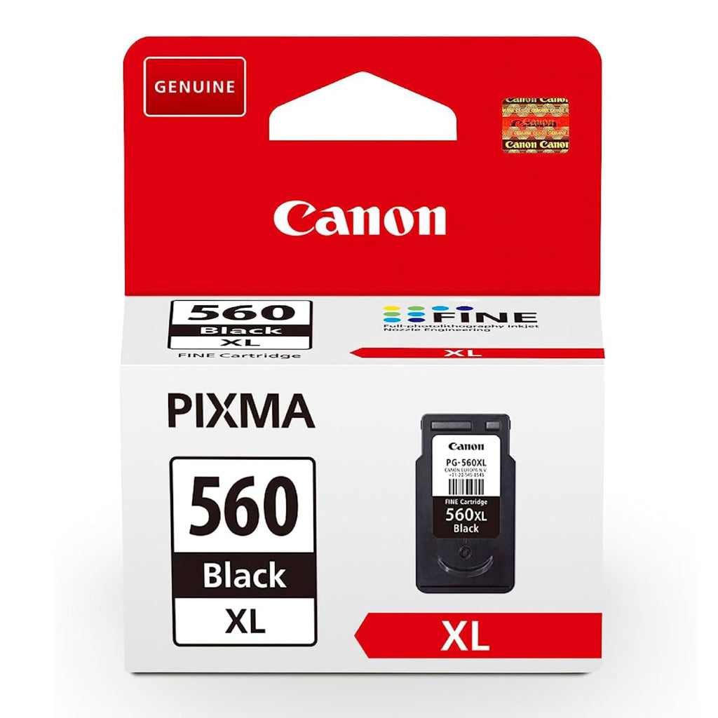 Canon Tinte - PG-560XL Original Drucker Tintenpatrone Schwarz mit hoher Reichweite - Druckt bis zu 400 A4-Seiten (1 x druckerpatrone)