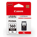 Canon Tinte - PG-560XL Original Drucker Tintenpatrone Schwarz mit hoher Reichweite - Druckt bis zu 400 A4-Seiten (1 x druckerpatrone)